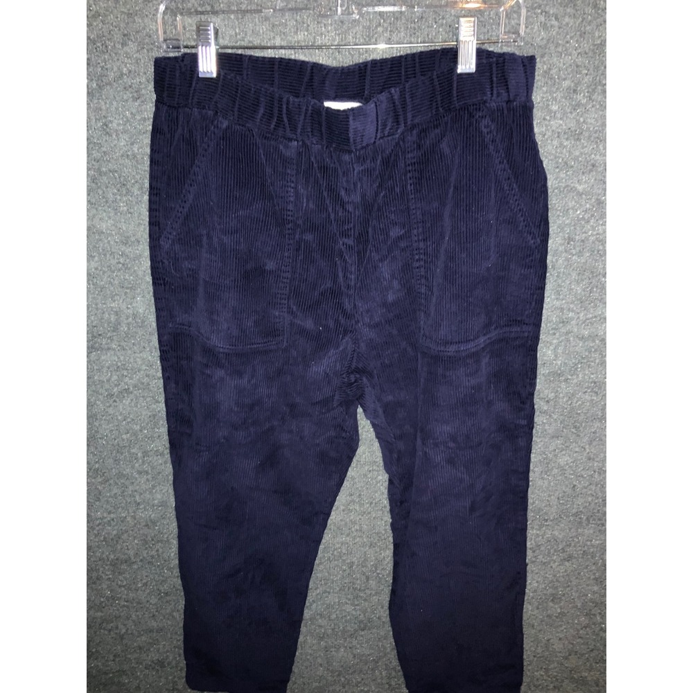 The Vermont Country Store Womens Navy Blue 100% Cotton Corduroy Pants Size M